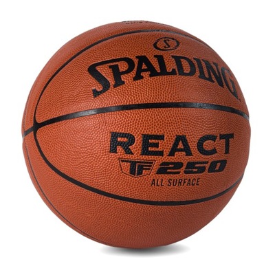 Piłka do koszykówki Spalding TF-250 React Logo FIBA 76968Z 6