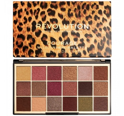 MAKEUP REVOLUTION WILD ANIMAL PALETA CIENI DO POWIEK COURAGE