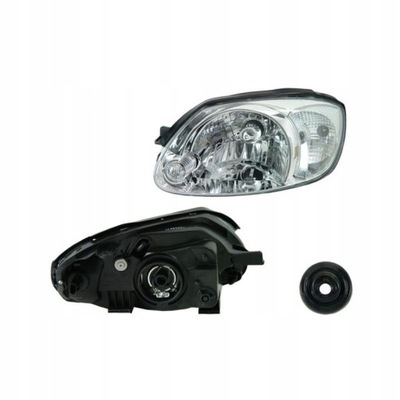 Фара лампа левый hyundai accent 02-06 фото №1