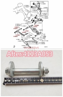 Suspension Arm Bolt Lower Swing Arm Adjusting Screw 4013A082 4113A05~70942 