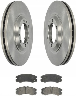 Тормозные диски + тормозные колодки перед opel frontera monterey a b фото №1