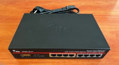 Switch Interlogix ES2001-4P-4T 8 Port 10/100Mbps 8 portów