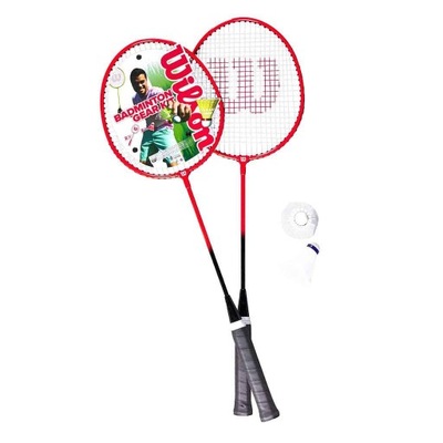 Wilson Badminton Gear Kit - 2 rackets, Shuttles