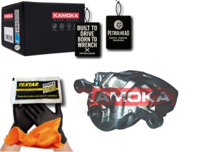 Суппорт тормозной передний левый hyundai accent iii 05'- #petrolhead pro+ kit6 фото №1