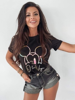 T shirt o la voga fluo mickey rozm. S