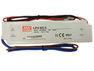 Zasilacz LED LPV-60-5 60W 5V 8A