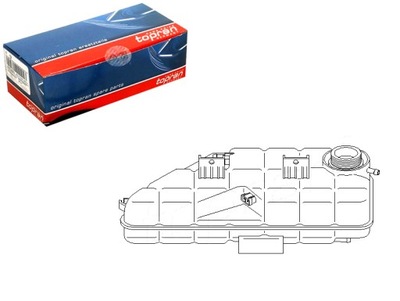 RÉSERVOIR D'EXPANSION TOPRAN 1635000349 123009N - milautoparts.fr