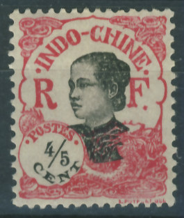 Kolonie fr. Indo-chine 4/5 cent - Kobieta