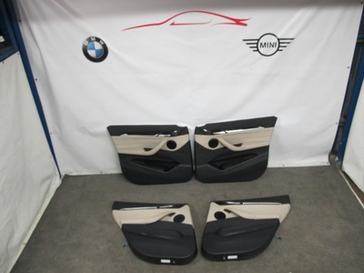 Обшивки двері bmw x1 f48 шкіра led фото №1