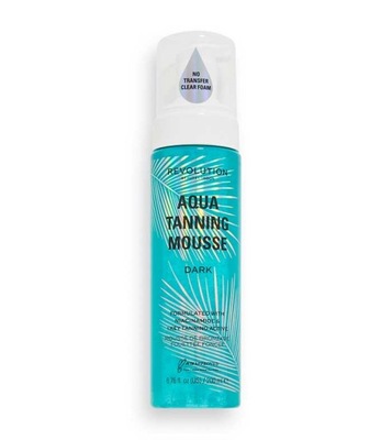 Makeup Revolution Aqua Tanning Mousse Samoopalająca pianka Dark 200 ml