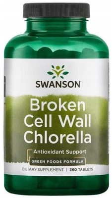 SWANSON Chlorella Broken Cell Wall 360 tab.