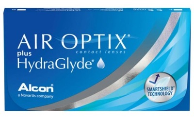 Soczewki Air OPTIX Plus HYDRAGLYDE 6szt. + gratis