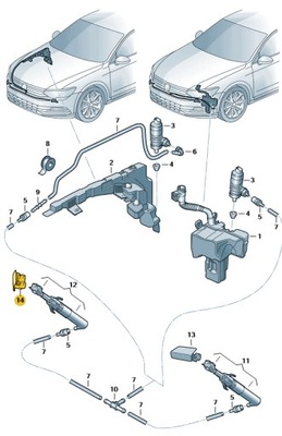 BRIDA DE LAVAPARABRISAS FAROS DERECHO SKODA SUPERB  