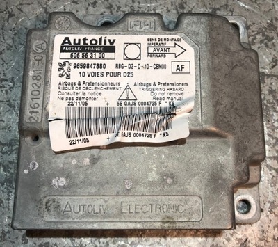 Peugeot 407 датчик подушка безпеки 9659847880 фото №1