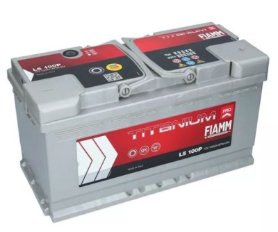 Акумулятор fiamm 12v 100ah 870a p+ titanium plus фото №1