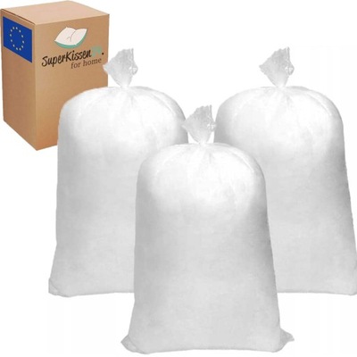 wkład wypełniacz do uzupełniania wypełniania poduszek mastkotek miśków 1kg