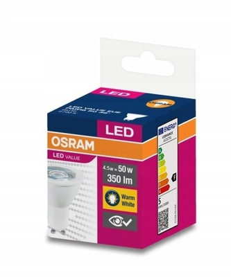 Żarówka LED PAR16 4,5W 50W 350lm GU10 Osram Value