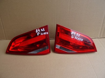 Audi a4 b8 лампа правая w крышка sedan фото №1