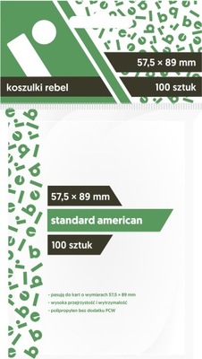 Koszulki Rebel 57,5x89 mm Standard American