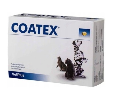 COATEX psy koty - choroby skóry i sierści 60 kaps.