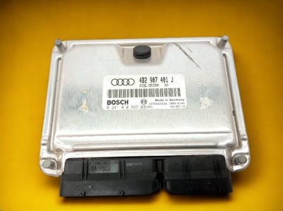 БЛОК УПРАВЛЕНИЯ ДВИГАТЕЛЯ 0281010822 4B2907401J AUDI A6 II (1997-2004) C5