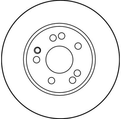 DISCO HAM. MERC W124 DF2749 TRW TRW DF2749 DISCO DE FRENADO  