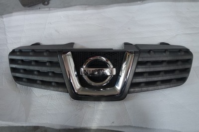 Решётка радиатора хром решётка радиатора бампера nissan qashqai 06r- фото №1