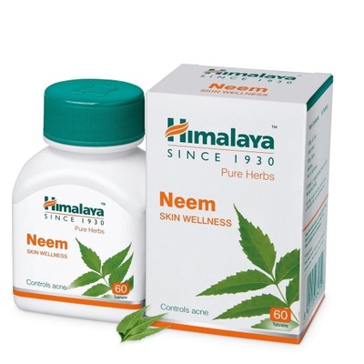 HIMALAYA Neem 60 tab.Miodła Zdrowa skóra Trądzik