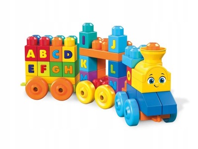 MEGA BLOKS MUZYCZNY POCIĄG ABC FWK22 FISHER PRICE