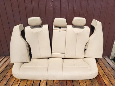 Bmw f30 sedan сидіння заднє сидіння шкіра обшивки фото №1