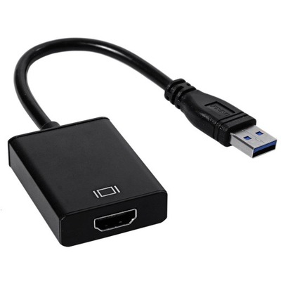 Adapter USB 3.0 na HDMI - Czarny