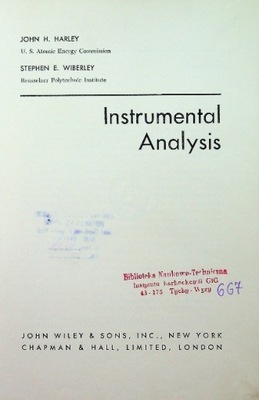 Instrumental analysis