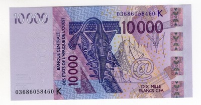 Stany Afryki Zachodniej 10 000 franków 2003