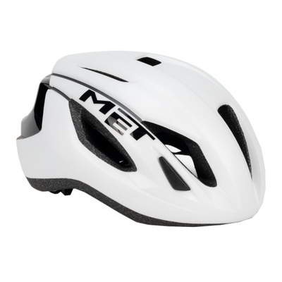 Kask rowerowy MET Strale biały 56-58 cm (M)