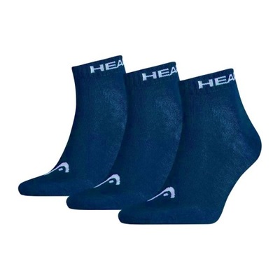 SKARPETY HEAD QUARTER SOCKS 3P NAVY 39-42