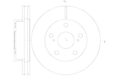 Remsa тормозные диски тормозные 2szt toyota hilux 2.5 d 4wd фото №1