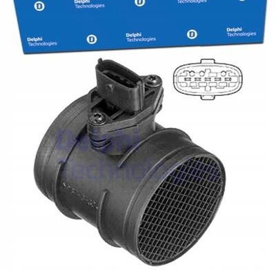 Delphi af10363-12b1 расходомер массовый воздуха фото №1