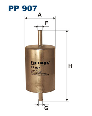 ФІЛЬТР ПАЛИВА ФІЛЬТРON PP907