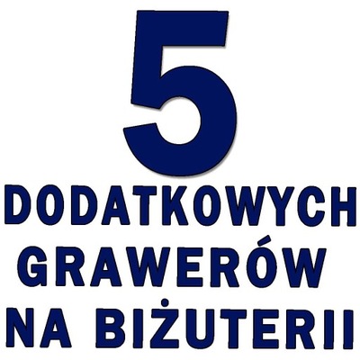 5 dodatkowych grawerów na biżuterii