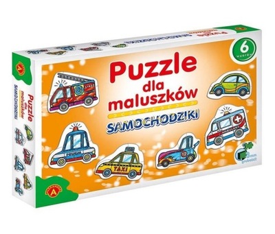 PUZZLE DLA MALUSZKÓW - SAMOCHODZIK ALEX, ALEXANDER