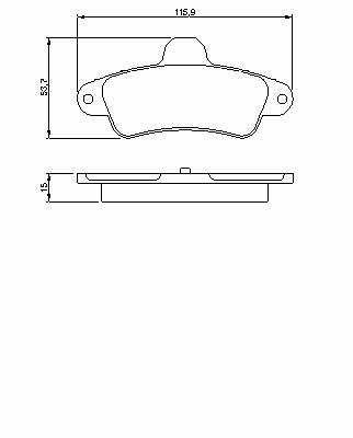 ZAPATAS HAMULC. FORD MONDEO 93-00 PARTE TRASERA  