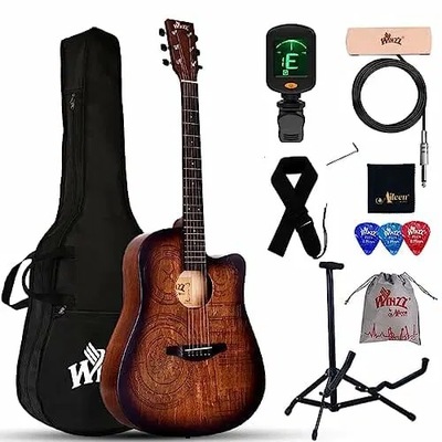 Gitara Winzz Western 4/4, gitara akustyczna dla do