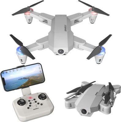 SIMREX X500 Mini Dron Quadcopter z Kamerą HD 720P, Składany