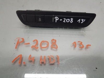 Панель кнопка esp peugeot 208 i 9677059077 фото №1