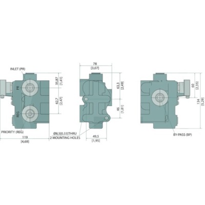 Webtec 3-wege stromvent. ck2fv2v200j+rv 3/4-75 фото №1