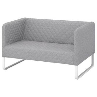 IKEA KNOPPARP Sofa 2-osobowa, Knisa jasnoszary