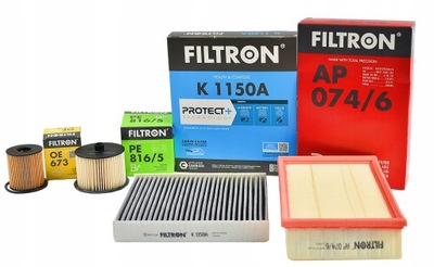 FILTRON KOMPLEKTAS FILTRŲ FORD FOCUS II MK2 2.0 TDCI 