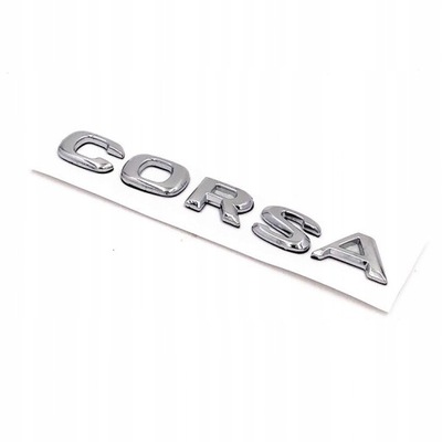 EMBLEMA OPEL CORSA-SREBRNY  