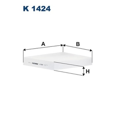 FILTR, VENTILACIÓN PRZESTRZENI PASAZERSKIEJ FILTRON K 1424  