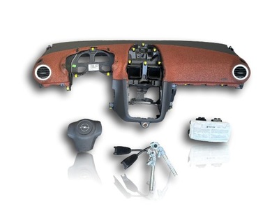 Комплект opel corsa d lift панель приладів консоль подушка безпеки фото №1